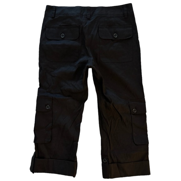 Theory Piko Linen Blend Dressy Utility Cargo Pant Size 4 - Picture 2 of 11
